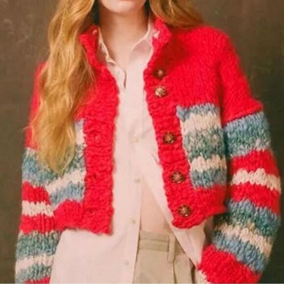 NWT BDG Kinley Chunky knit cropped cardigan size XS
Retail $148
C1 - Picture 3 of 14